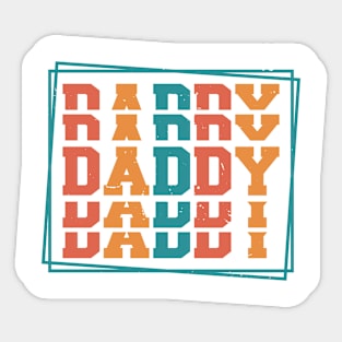 DADDY Retro Gift for Father’s day, Birthday, Thanksgiving, Christmas, New Year Sticker